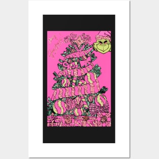 Vintage Christmas Tree No. 3 Posters and Art